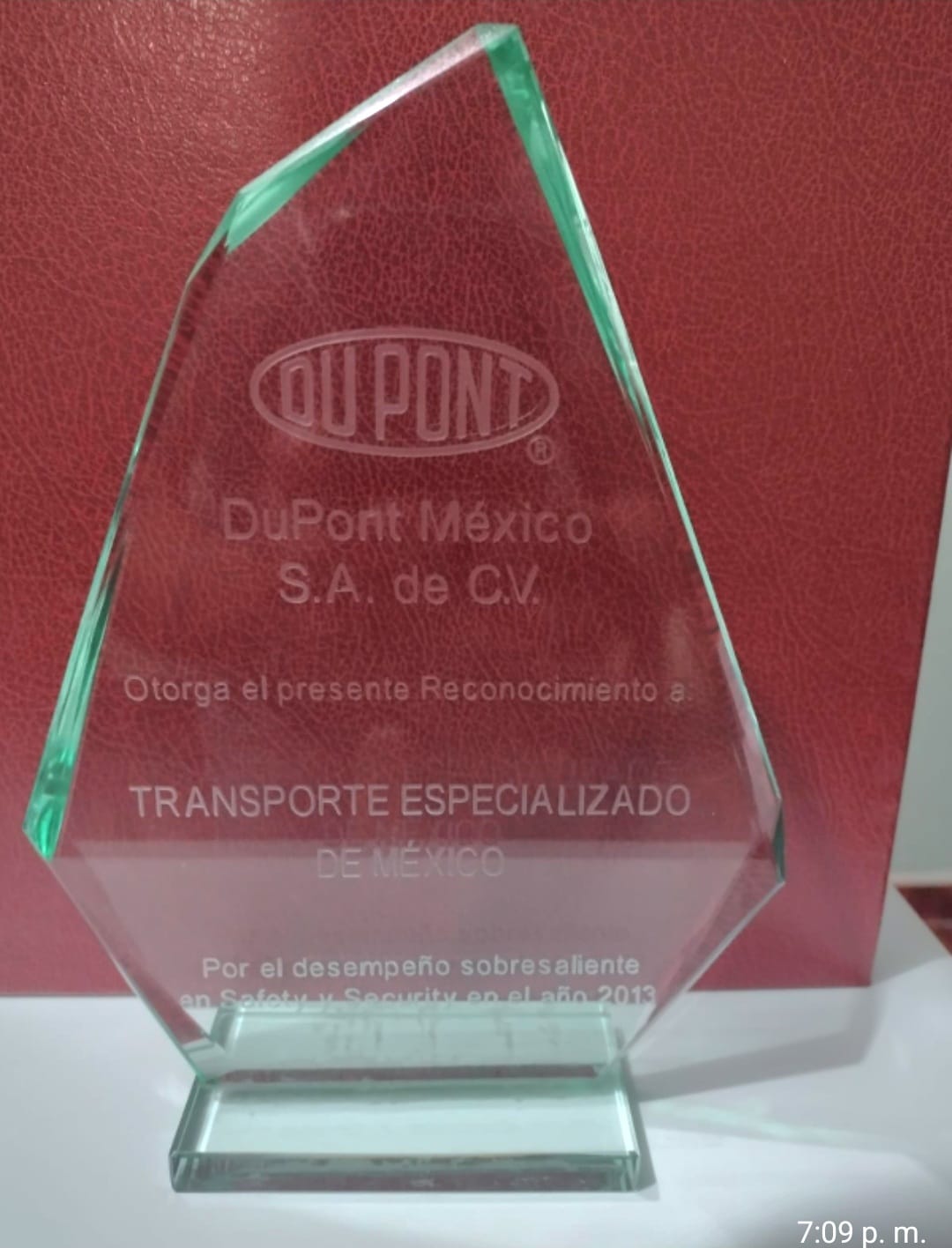 Reconocimientos DuPont
